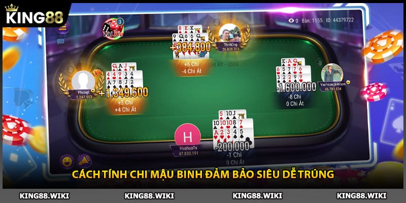 Cách tính chi Mậu Binh đảm bảo siêu dễ trúng